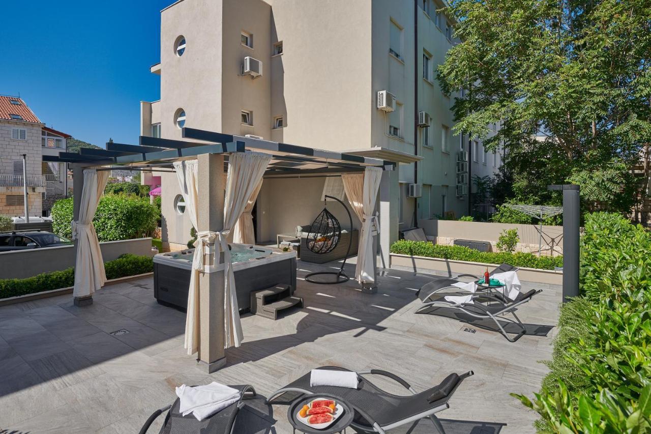 Family Apartment Dubrovnik - Private Jacuzzi Terrace, Private Parking Kültér fotó